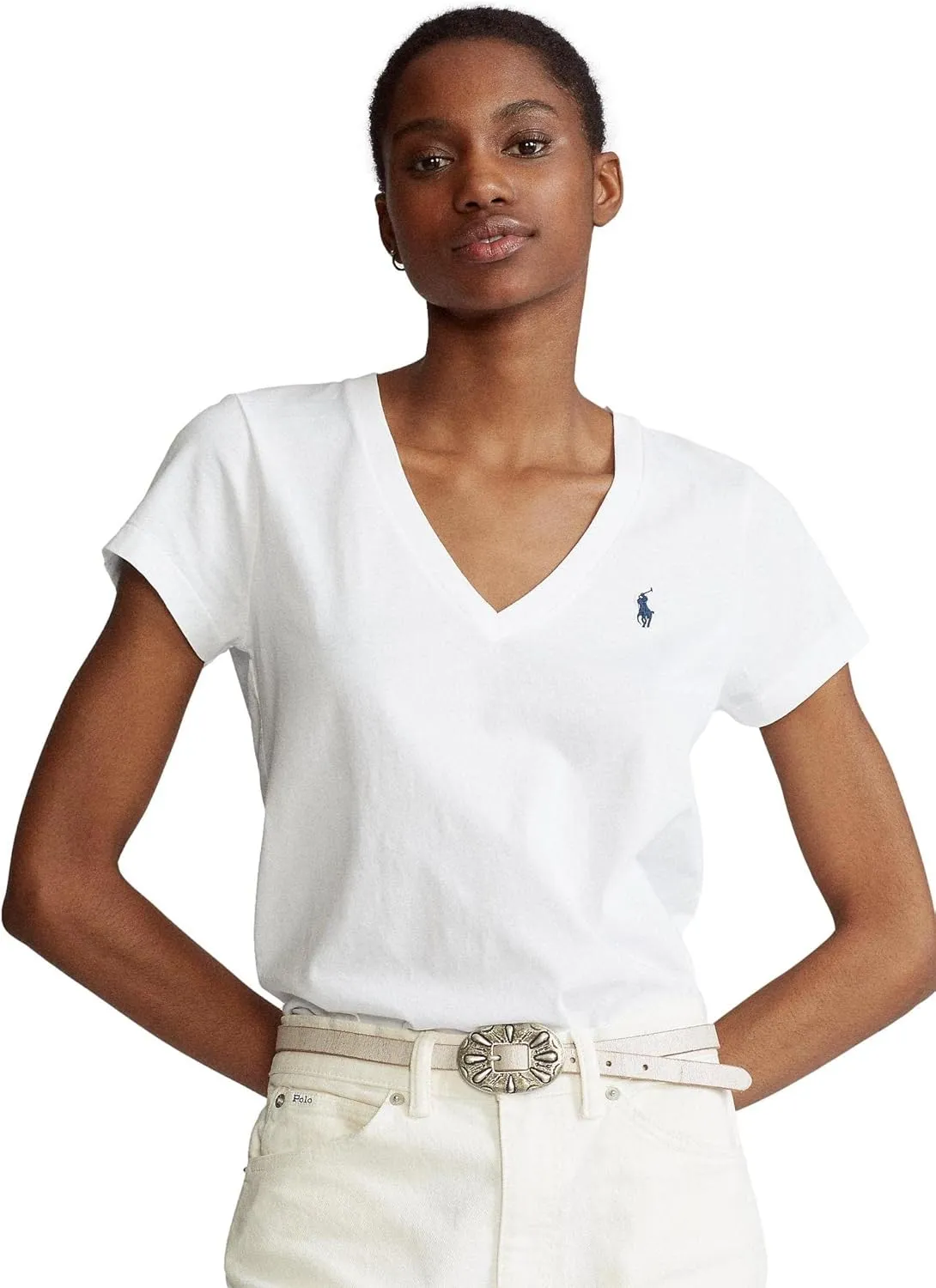 Polo RL Women's V-Neck Pony T-Shirt