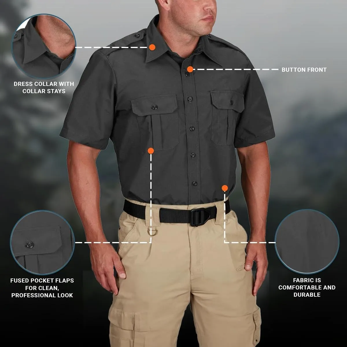 Propper Men's Short Sleeve Tactical Dress Shirt