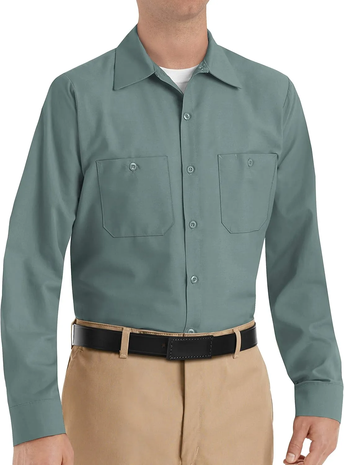 Red Kap Men's Industrial Long Sleeve Work Shirt