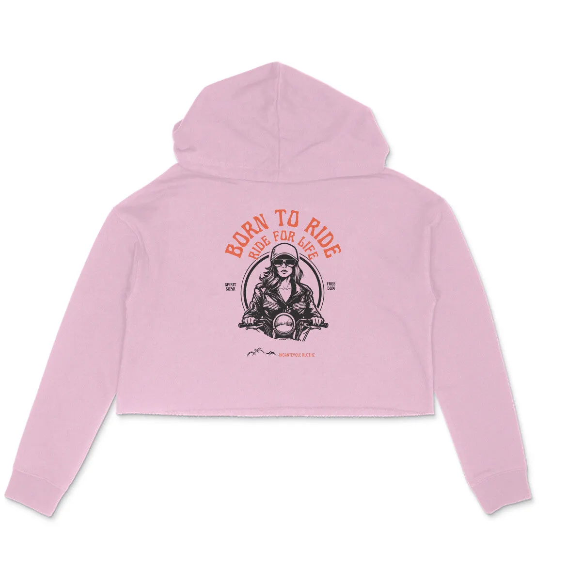 Ride for Life - Female Crop Hoodies