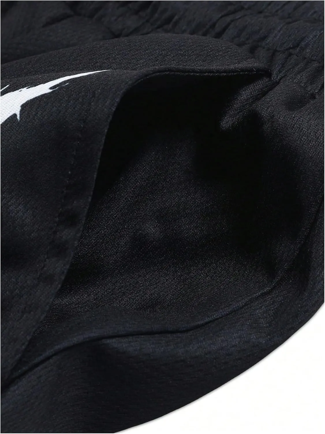 SHENHE Men's Graphic Shorts with Liner Cross Print Drawstring 2 in 1 Goth Gym Track Bottoms