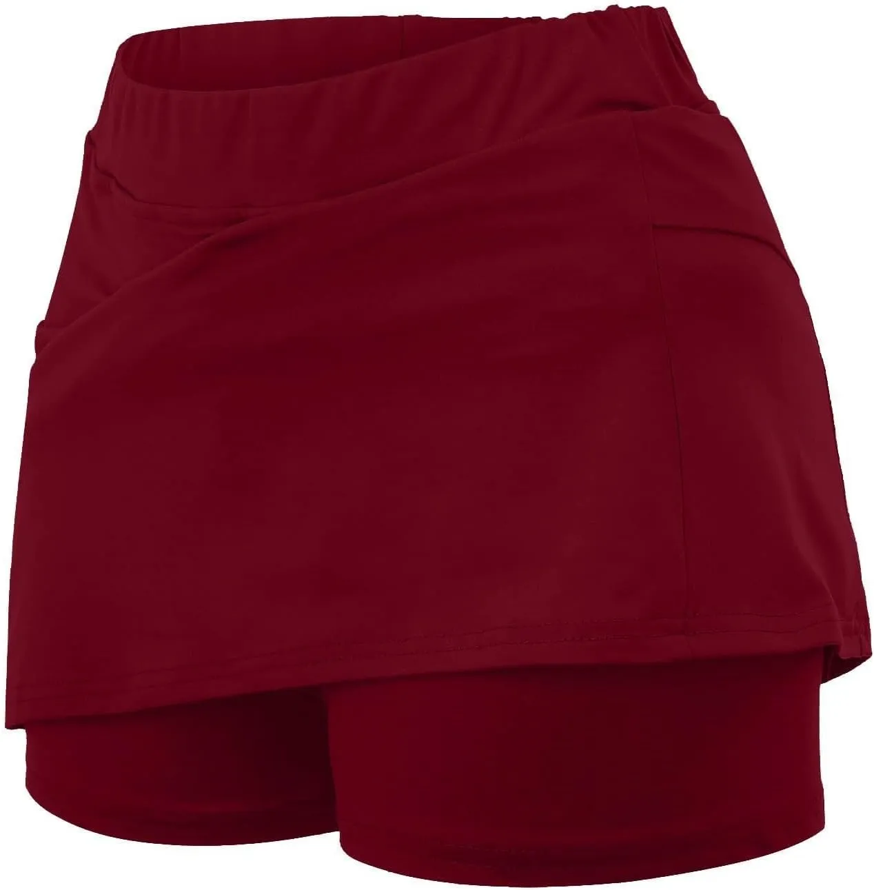 Skorts for Women with Pockets High Waist Tummy Control Yoga Shorts Casual Athletic Tennis Mini Skirt with Shorts Underneath