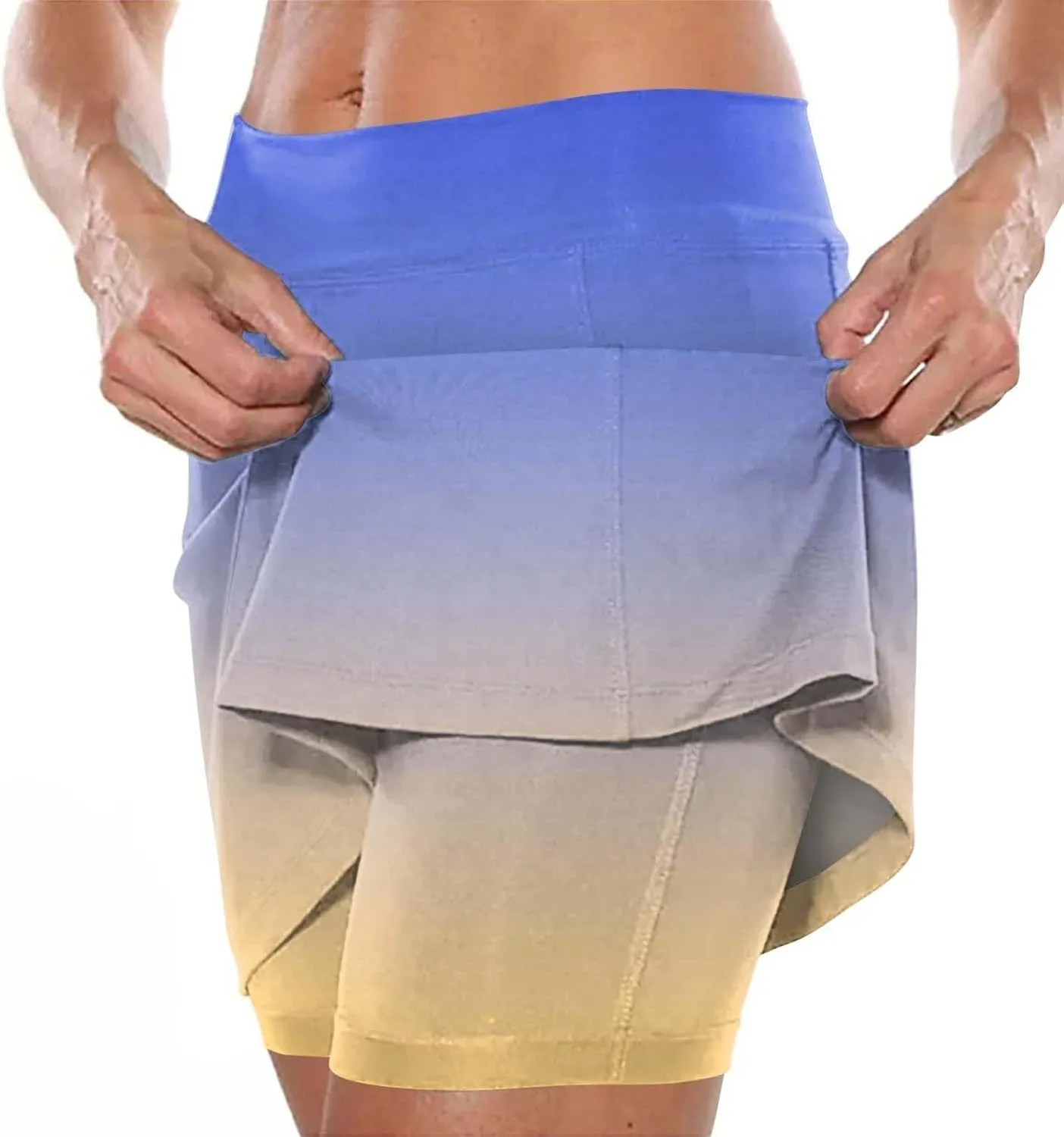 Skorts for Women with Pockets Tennis Golf High Waisted Skirts Tummy Control Plus Size Skirt Athletic Sports Skort