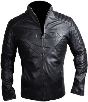SpazeUp Motorcycle Jacket Mens - Red Black Faux Leather Jackets for Men - Super Costume Collection