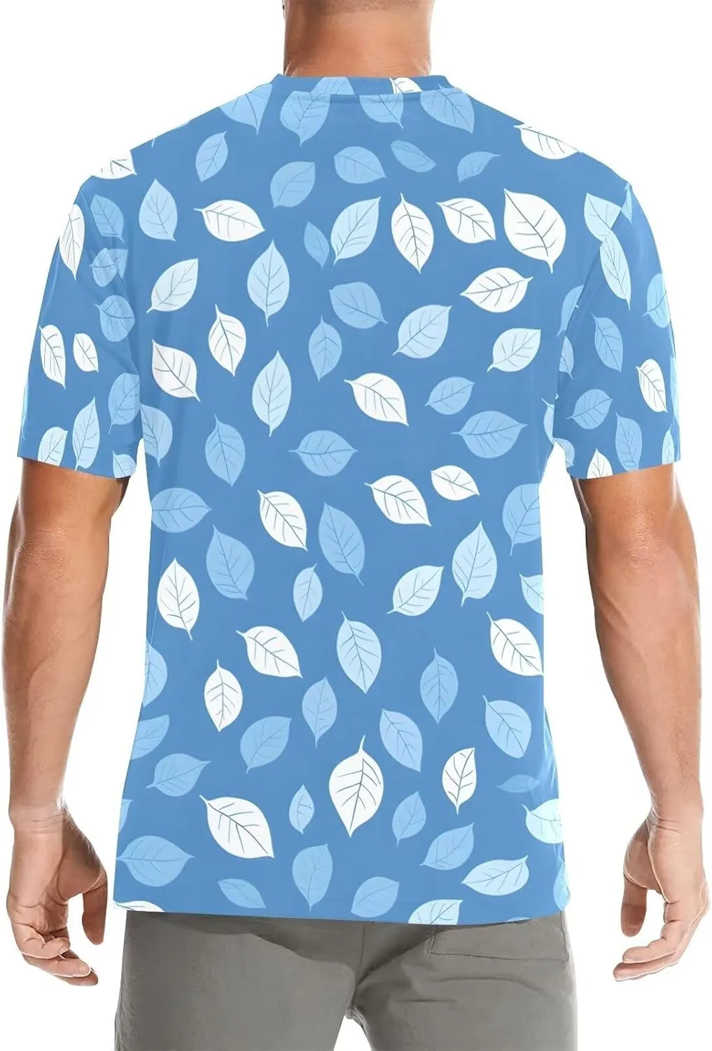 Summer T-Shirts for Men Crew Neck Short Sleeve Casual Soft Tee Shirt for Sports Basketball Athletic Size S-3XL