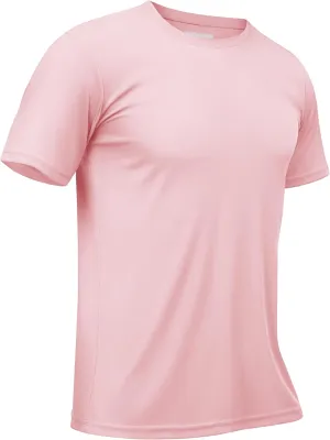 TACVASEN Swim Shirts for Men Rash Guard SPF Short Sleeve Sun T-Shirt UPF 50 Quick Dry Lightweight Fishing Water Shirt