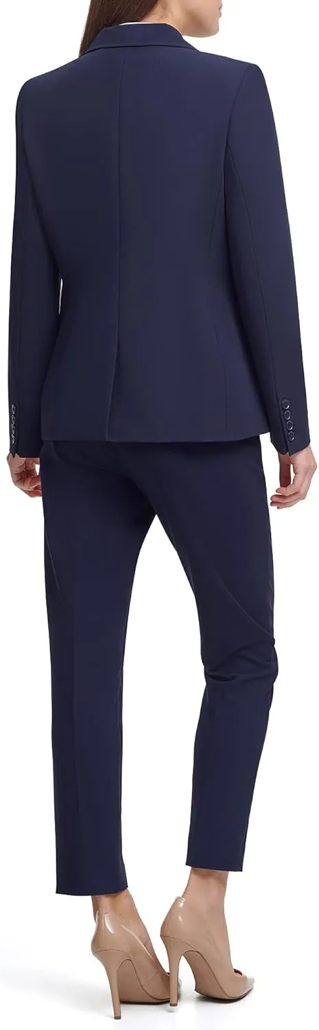 Tommy Hilfiger Womens Notched Blazer Jacket
