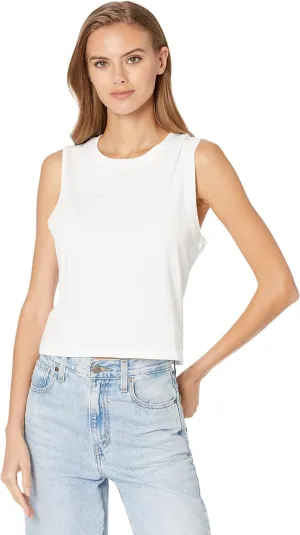 UGG Women's Soni Muscle Tank Shirt, White, Large