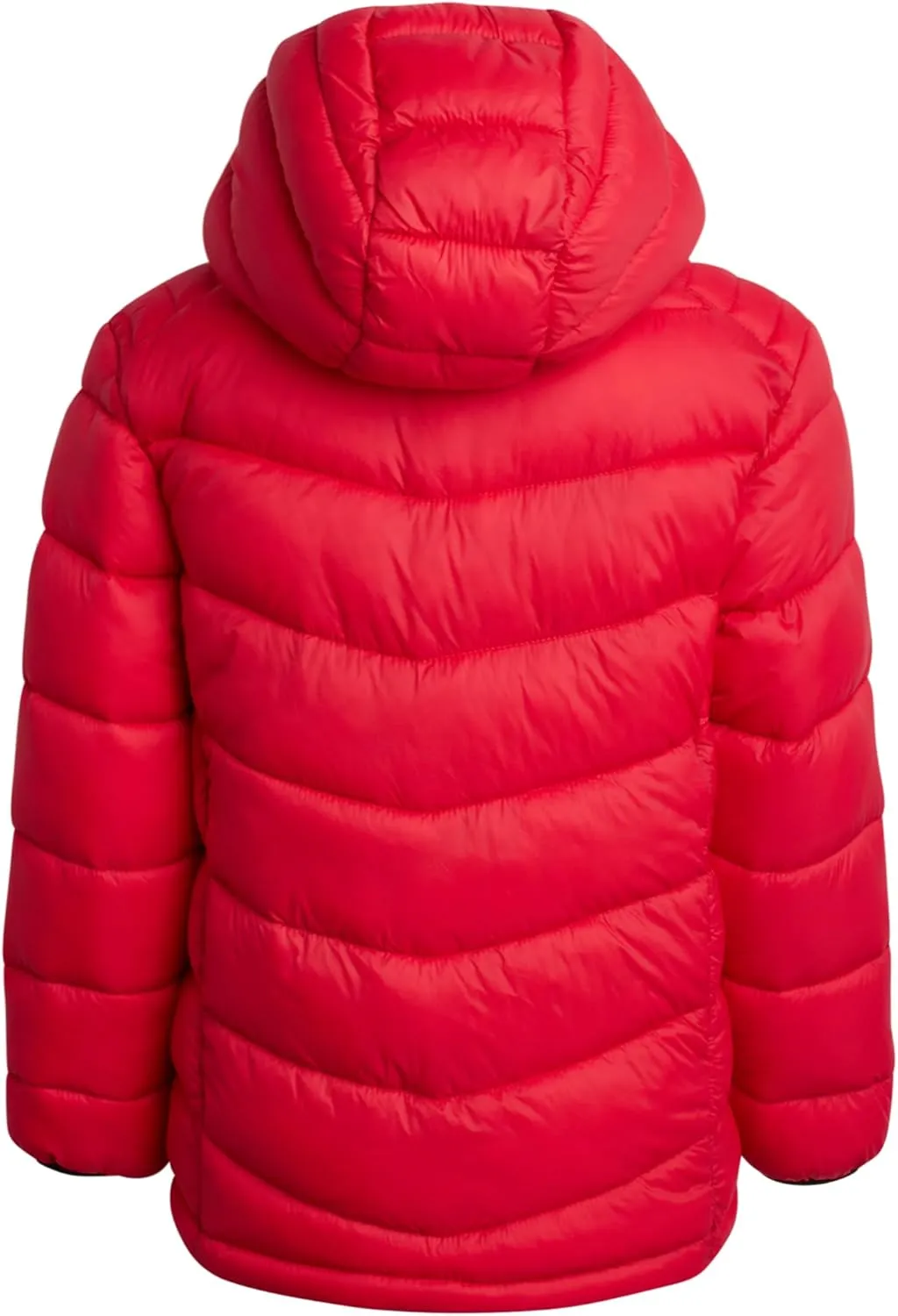 URBAN REPUBLIC Boys Foldable Hooded Jacket  Insulated Weather Resistant Bubble Puffer Windbreaker Coat for Boys Sizes 4-20