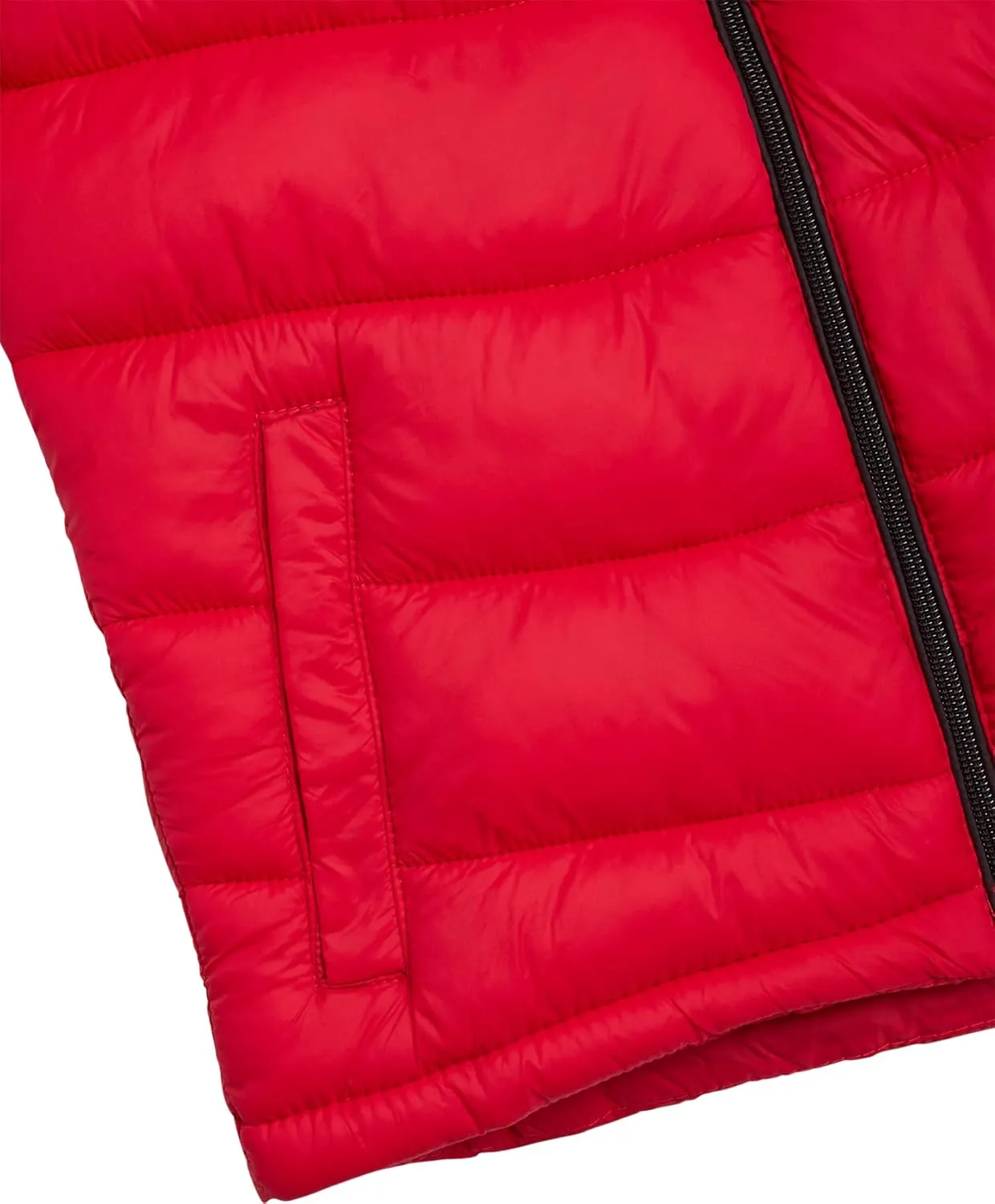 URBAN REPUBLIC Boys Foldable Hooded Jacket  Insulated Weather Resistant Bubble Puffer Windbreaker Coat for Boys Sizes 4-20