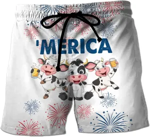 V-DECORPARKS Pirate Mens Swim Trunks - Captain Swimming Trunk for Men - Drawstring Beach Shorts, Mens Swim Shorts 26