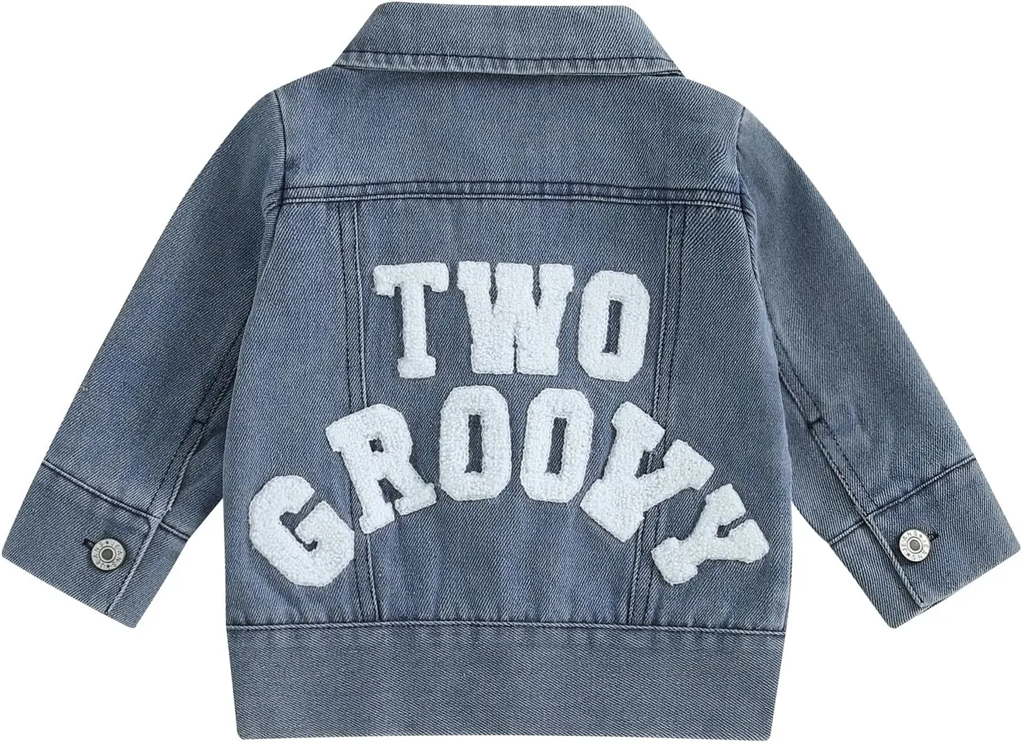 VISGOGO First Birthday Outfit Girl - 1st/2nd Birthday Denim Jacket & Cardigan
