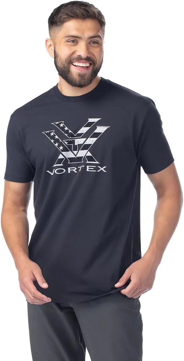 Vortex Men's Stars and Stripes Short Sleeve Shirt