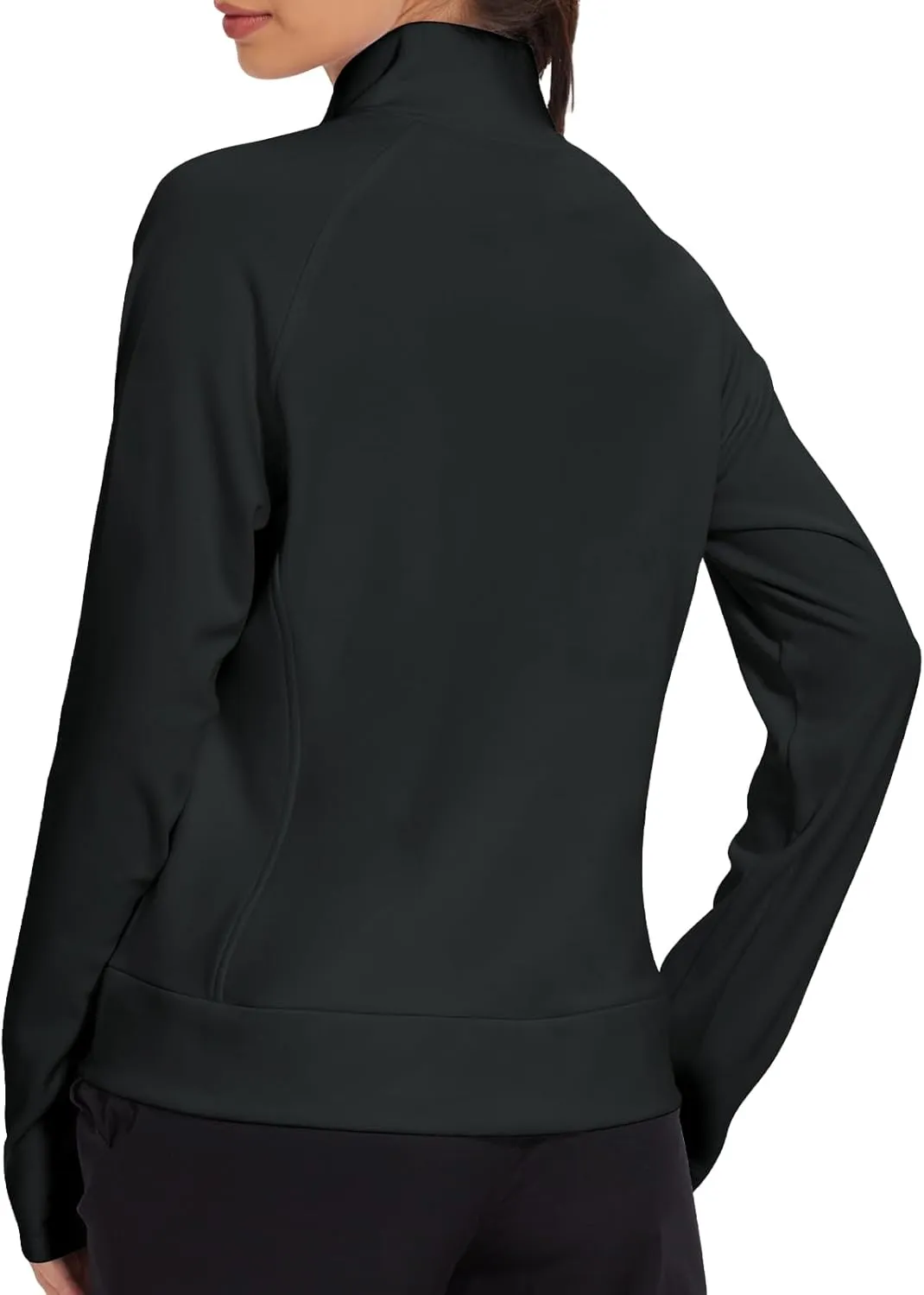 VUTRU Casual Jacket for Women Fleece Zip Up Jacket Tops Long Sleeve Fall Coat Trendy