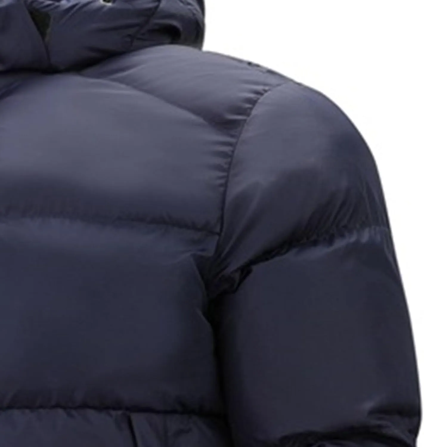 Winter Cotton-Padded Jacket for Men Trend Hooded Drawstring Thicken Windproof Warm Coat Quilted Puffer Jackets