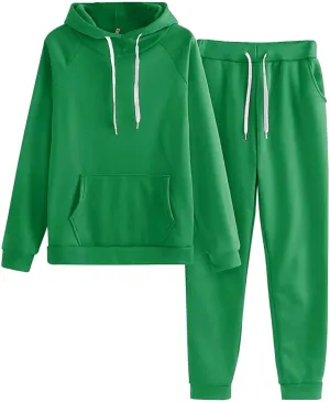 Women's 2 Piece Tracksuit Long Sleeve Crewneck Casual Clothing Long Sleeve Tops Long Pants Sets