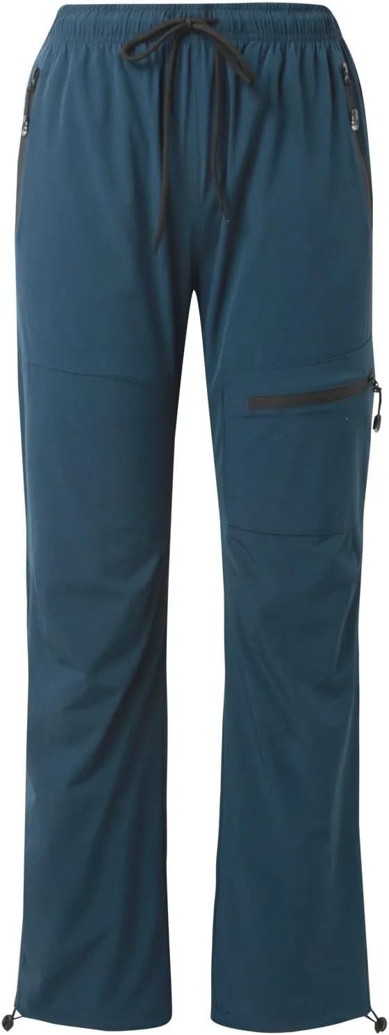 Womens Cotton Linen Summer Casual Flowy Palazzo Lounge Pants Elastic Waist Bootcut Slim Fit Trouser Travel