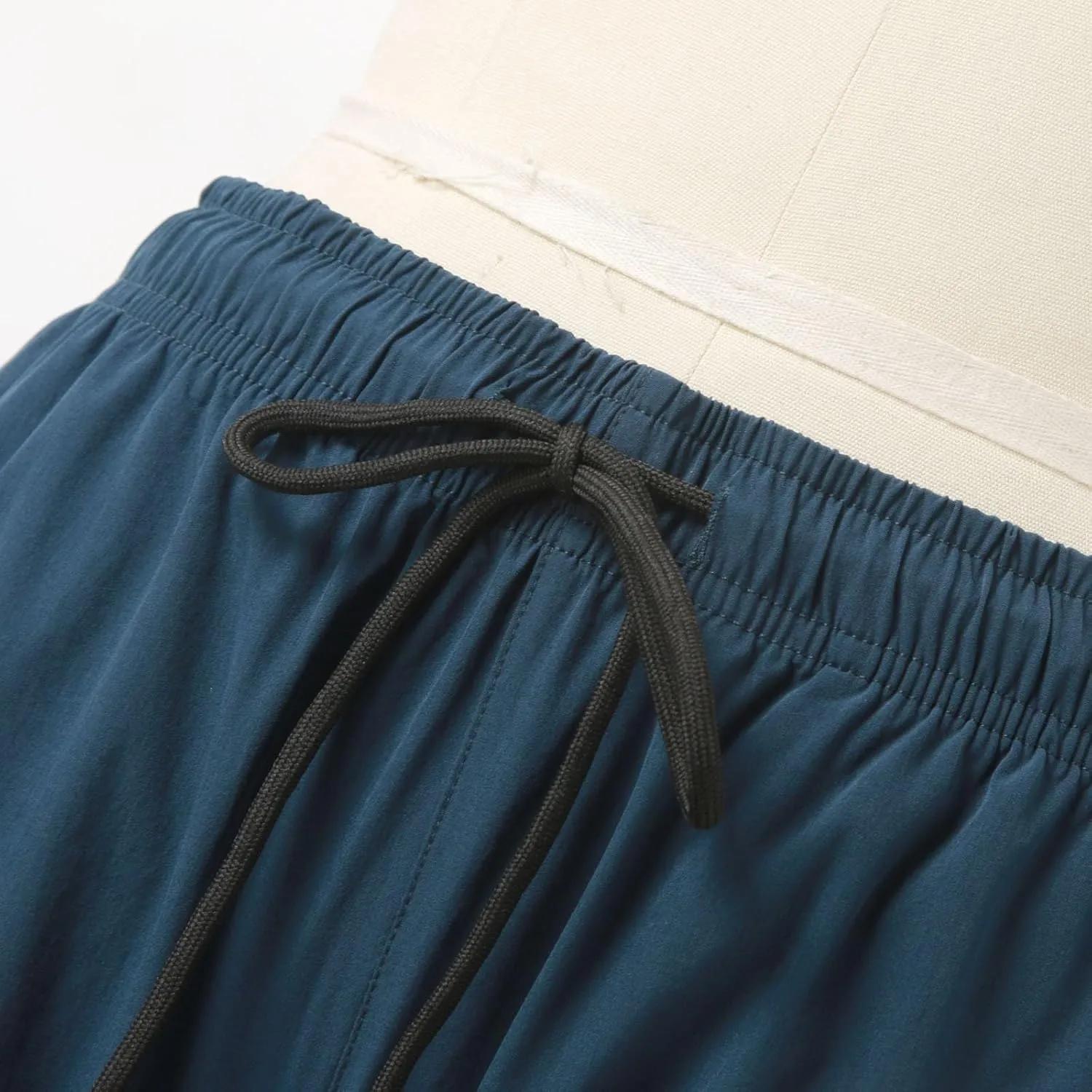 Womens Cotton Linen Summer Casual Flowy Palazzo Lounge Pants Elastic Waist Bootcut Slim Fit Trouser Travel