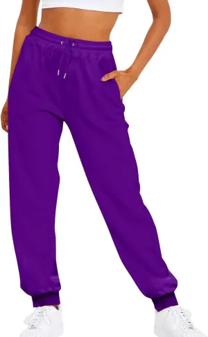 Women's Linen Blend Summer Pull On Palazzo Lounge Pants High Waist Wide Leg Slim-Fit Pant Trousers Work Business