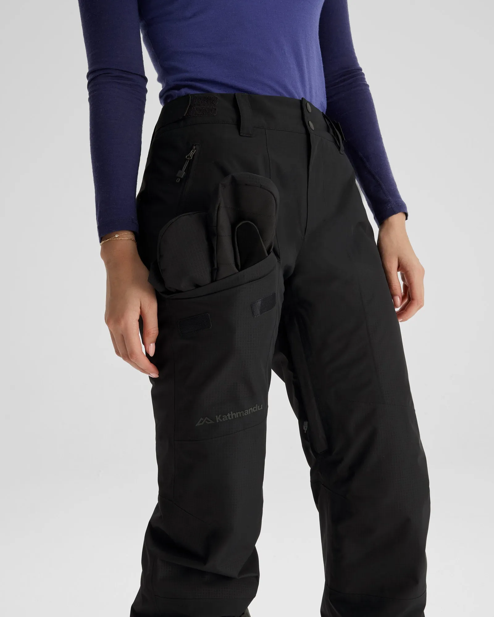 Women's PWDR-Days 2L Insulated Snow Pants - Black Stingray