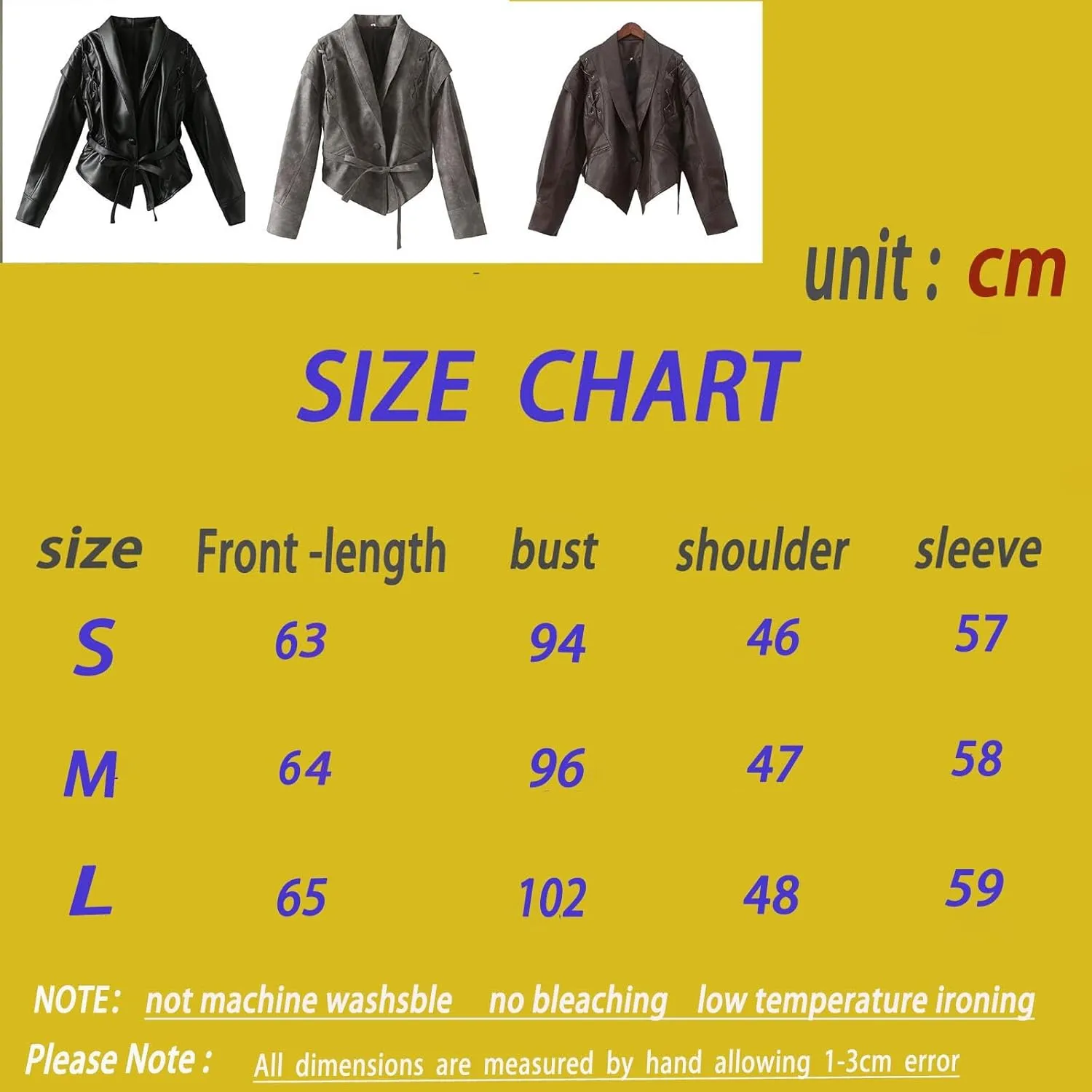 Womens Retro Lapel Faux Leather Jacket Casual Moto Jackets Fall Outfits for Women Bomber Jacket Slim Fit Coat(Brown,Medium)