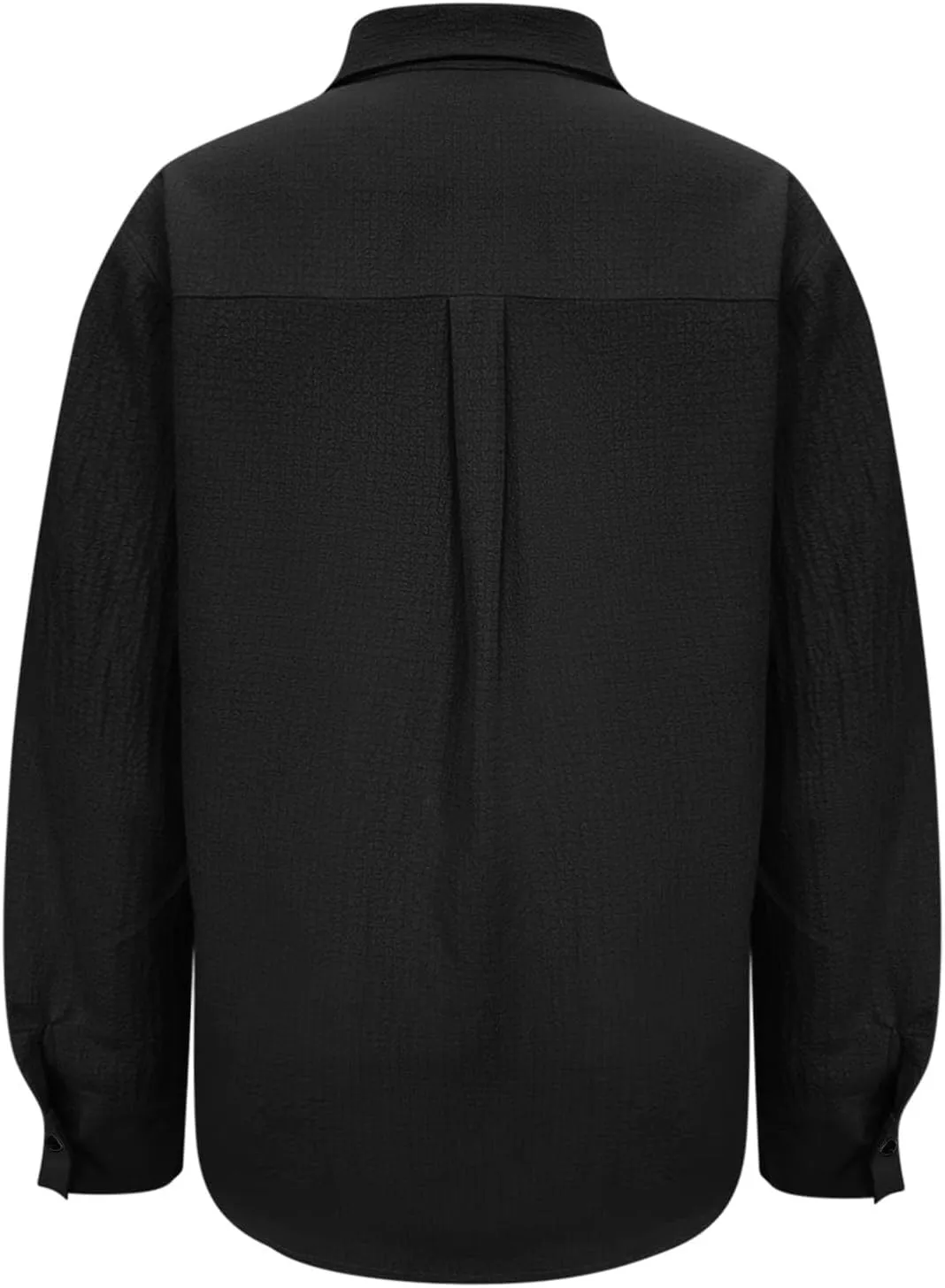 Womens Summer Tops Long Sleeve V Neck Shirts Loose Fit Drop Shoulder Blouses Casual Tunic 2024 Fall Fashion Outfits