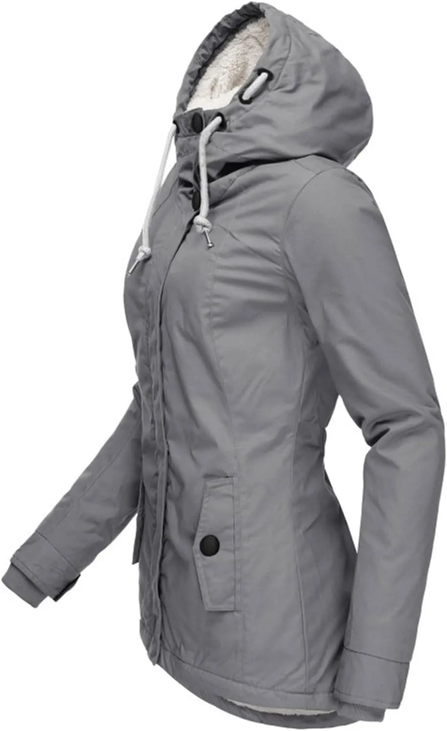 Wowomens Warm Fleece Jacket Coat Zipper Cardigans Tops Windbreaker Jackets Plus Size Fall Heated Jacket Sweats Fuzzy
