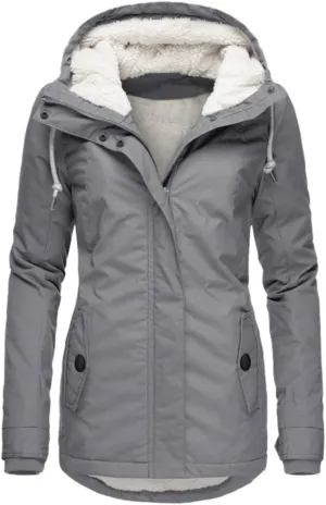 Wowomens Warm Fleece Jacket Coat Zipper Cardigans Tops Windbreaker Jackets Plus Size Fall Heated Jacket Sweats Fuzzy
