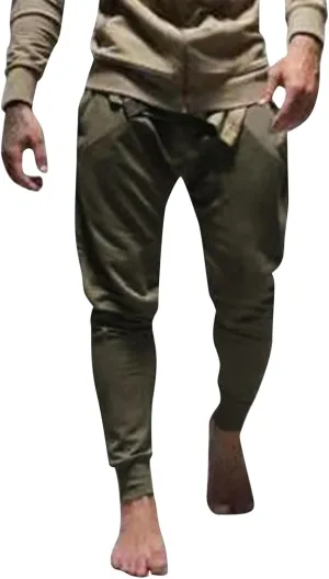 ZYXTIM Mens Casual Jogger Sweatpants Stretch Drawstring Gym Workout Athletic Track Pants Slim Fit Tapered Cuffed Trousers
